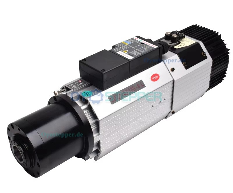 Luftgek&uuml;hltes ATC HF-Spindel Set 9kW &Oslash;125mm ISO30 220V/380V mit 11kW Fuling Drehstrom Frequenzumrichter